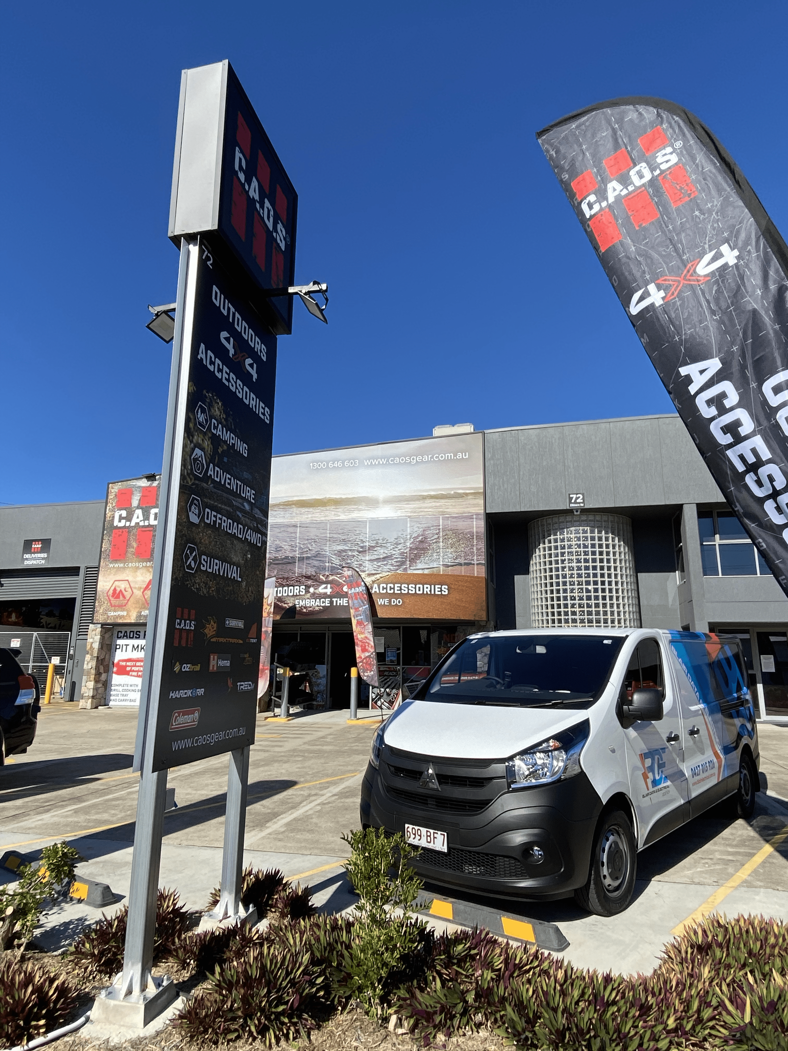 Blair Data & Electrical service van